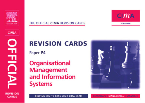 ﻿CIMA Revision Cards مدیریت سازمانی و سیستم های اطلاعاتی