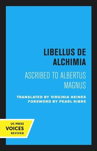 ﻿Libellus de Alchimia
