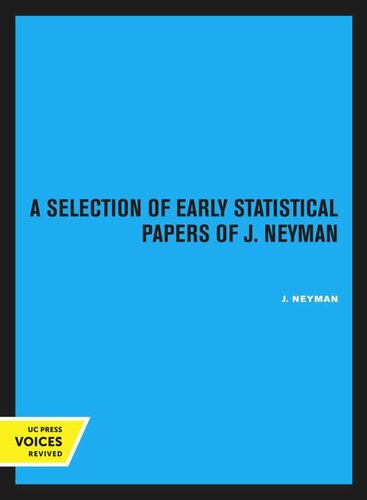 ﻿گزیده ای از مقالات آماری اولیه جی. نیمن