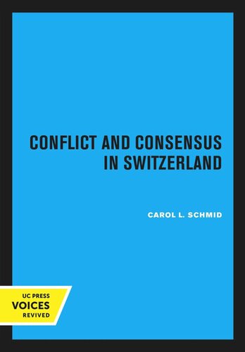 ﻿تضاد و اجماع در سوئیس