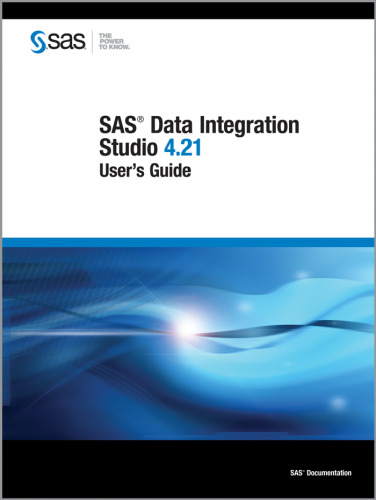 SAS Studio Integration Data 4.21: راهنمای کاربر