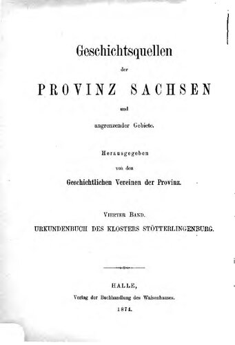 ﻿اسناد صومعه Stötterlingenburg