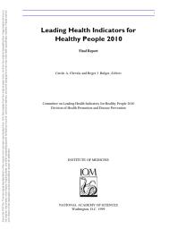 ﻿شاخص های سلامت پیشرو برای افراد سالم 2010: گزارش نهایی