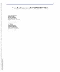 ﻿بیست و چهارمین سمپوزیوم هیدرودینامیک دریایی