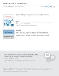 ﻿دریافت سدیم در جمعیت ها: ارزیابی شواهد