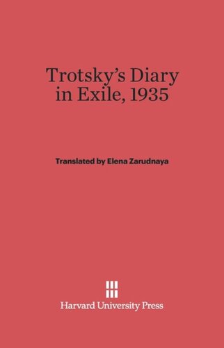 ﻿خاطرات تروتسکی در تبعید، 1935: ویرایش اصلاح شده