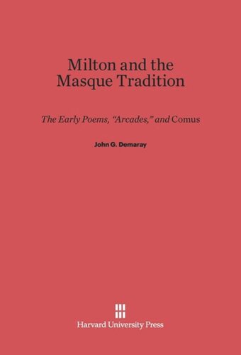 ﻿میلتون و سنت ماسک: شعرهای اولیه، 