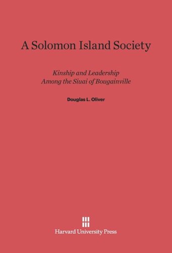 ﻿انجمن جزیره سلیمان: خویشاوندی و رهبری در بین سیوآی های بوگنویل