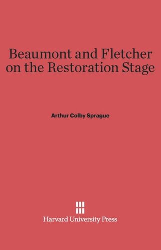 ﻿بومونت و فلچر در مرحله مرمت