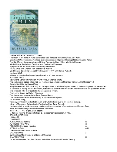 ذهن بی حد و حصر: راهنمایی برای مشاهده از راه دور و تحول آگاهی