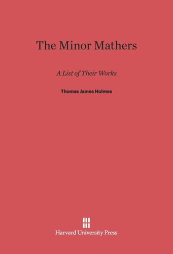 ﻿The Minor Mathers: فهرستی از آثار آنها