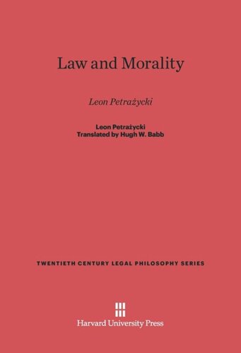 ﻿قانون و اخلاق: لئون پتراژیکی