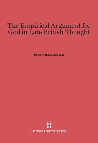 ﻿برهان تجربی برای خدا در اندیشه متأخر بریتانیا