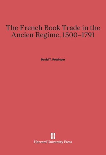 ﻿تجارت کتاب فرانسه در رژیم باستانی، 1500-1791