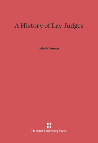 ﻿تاریخچه قضات غیر روحانی