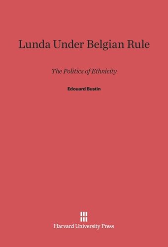﻿لوندا تحت حاکمیت بلژیک: سیاست قومیت