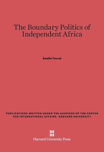 ﻿سیاست مرزی آفریقای مستقل