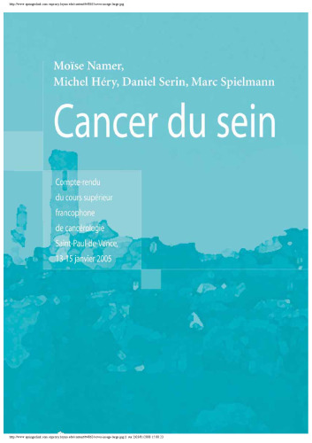 سرطان پستان: گزارش دوره آموزش عالی فرانسه در مورد انکولوژی ،