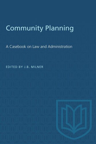 ﻿برنامه ریزی جامعه: کتاب موردی در مورد قانون و اداره