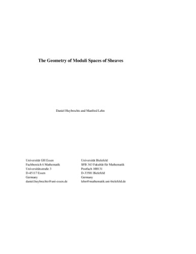 هندسه فضاهای مدولی شیوخ