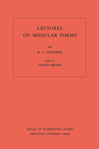 ﻿سخنرانی در مورد فرم های مدولار. (AM-48)، جلد 48