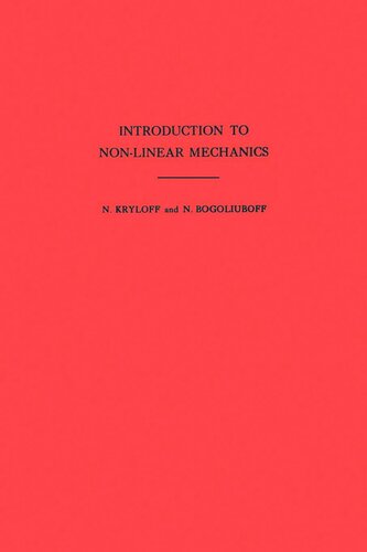 ﻿مقدمه ای بر مکانیک غیر خطی. (AM-11)، جلد 11