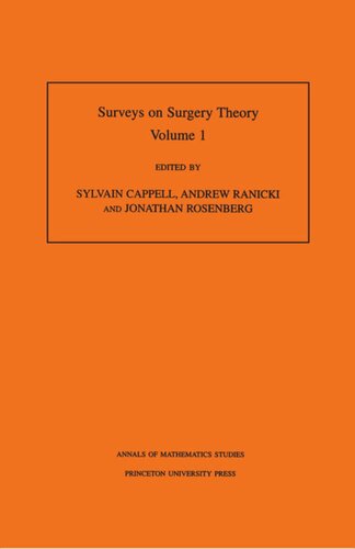 ﻿Surveys on Surgery Theory (AM-145)، جلد 1: مقالات اختصاص داده شده به C. T. C. Wall. (AM-145)