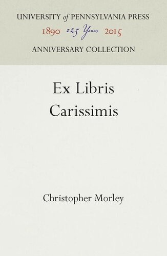 ﻿Ex Libris Carissimis