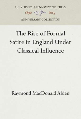 ﻿ظهور طنز رسمی در انگلستان تحت تأثیر کلاسیک