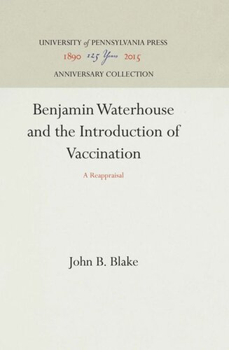 ﻿بنجامین واترهاوس و معرفی واکسیناسیون: ارزیابی مجدد