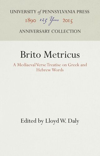 ﻿Brito Metricus: یک رساله آیه قرون وسطایی در مورد کلمات یونانی و عبری