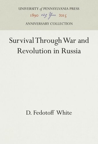 ﻿بقا از طریق جنگ و انقلاب در روسیه