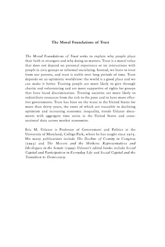 مبانی اخلاقی اعتماد