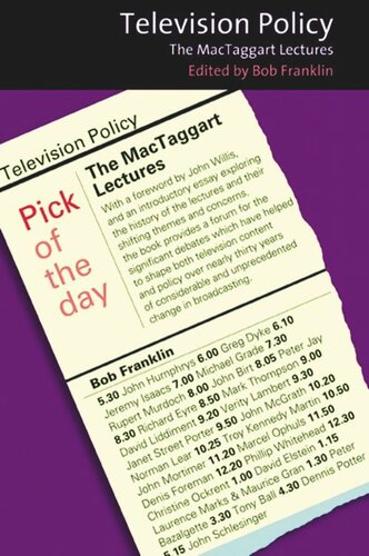 ﻿خط مشی تلویزیون: سخنرانی های مک تاگارت