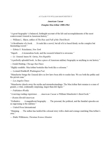 ﻿سزار آمریکایی: داگلاس مک آرتور 1880 - 1964