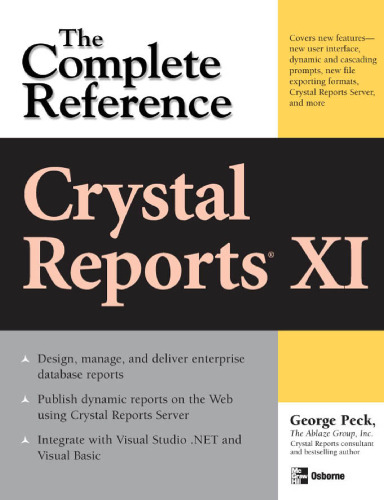 Crystal Reports XI: مرجع کامل