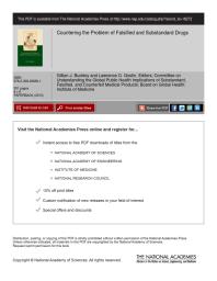 ﻿مقابله با معضل داروهای تقلبی و غیراستاندارد