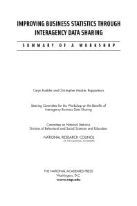 ﻿بهبود آمار کسب و کار از طریق به اشتراک گذاری داده های بین سازمانی: خلاصه ای از یک کارگاه