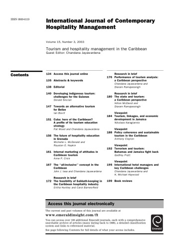 گردشگری و مدیریت میهمان نوازی در کارائیب