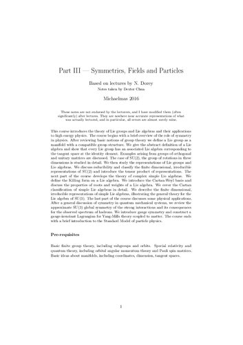 ﻿تقارن ها، میدان ها و ذرات