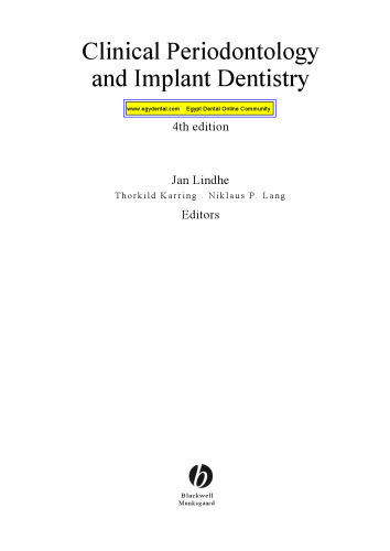 ﻿پریودنتولوژی بالینی و دندانپزشکی ایمپلنت