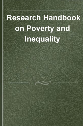 ﻿کتاب تحقیق در مورد فقر و نابرابری (Elgar Handbooks on Inequality)