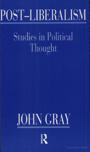 ﻿پسا لیبرالیسم: مطالعاتی در اندیشه سیاسی