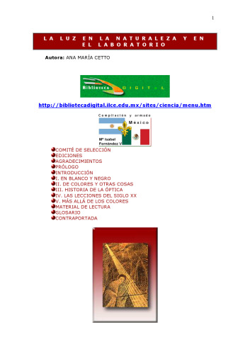 نور: در طبیعت و آزمایشگاه (علوم برای همه) (نسخه اسپانیایی)