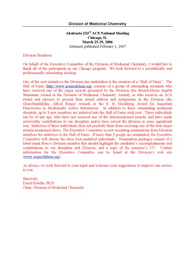 چکیده ها - 233مین نشست ملی ACS