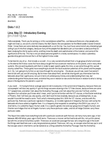 ﻿متن رقص رودخانه کریستال