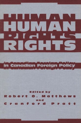 ﻿حقوق بشر در سیاست خارجی کانادا