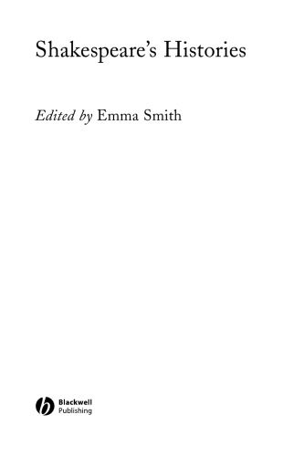 ﻿تاریخ های شکسپیر: راهنمای نقد (راهنماهای بلکول برای نقد)