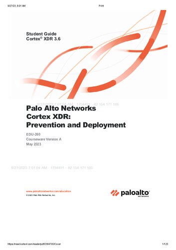 ﻿پیشگیری و استقرار Cortex XDR Networks Palo Alto