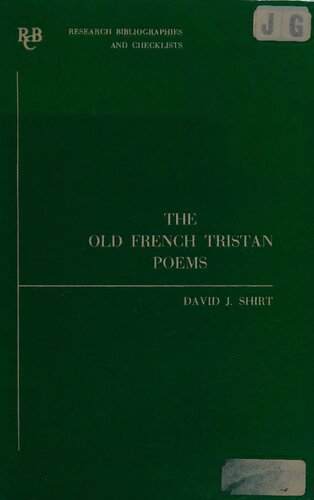 ﻿اشعار قدیمی تریستان فرانسوی: راهنمای کتابشناسی